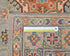 3x5 Gray Kuba Afghan Hand Knotted Wool Area Rug